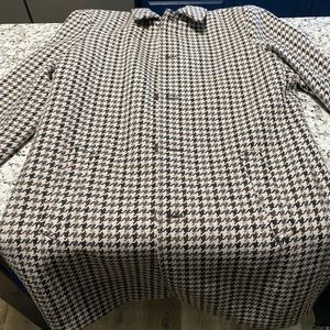 Mens Large Tall Express Tweed Coat